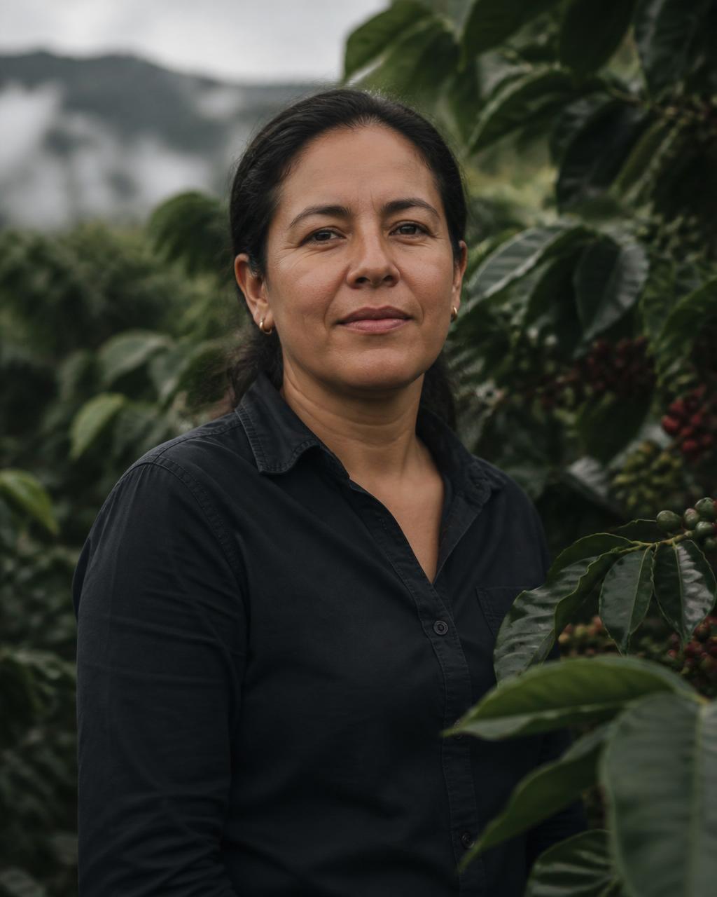 Portrait of coffee producer Marisol Guarnizo
